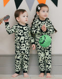 VAENAIT BABY Infant Kids Toddler Boys Girls Halloween Novelty Pajama Set Skull Boom XXS