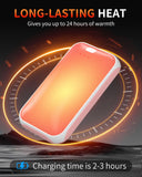 Hand Warmers Rechargeable, 2 Pack 4000mAh Electric Handwarmer, Portable Pocket Heater Handwarmers, Gifts for Men, Women, Christmas, Outdoor, Indoor, Golf, Camping, Hunting Accessories