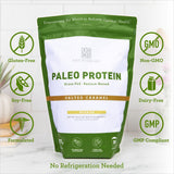 Amy Myers MD Paleo Protein Powder, Clean Grass Fed, Pasture Raised Protein - Hydrolyzed Bovine Collagen, Hormone Free, Non-GMO, Gluten & Dairy Free - Perfect for Keto and Paleo - Salted Caramel