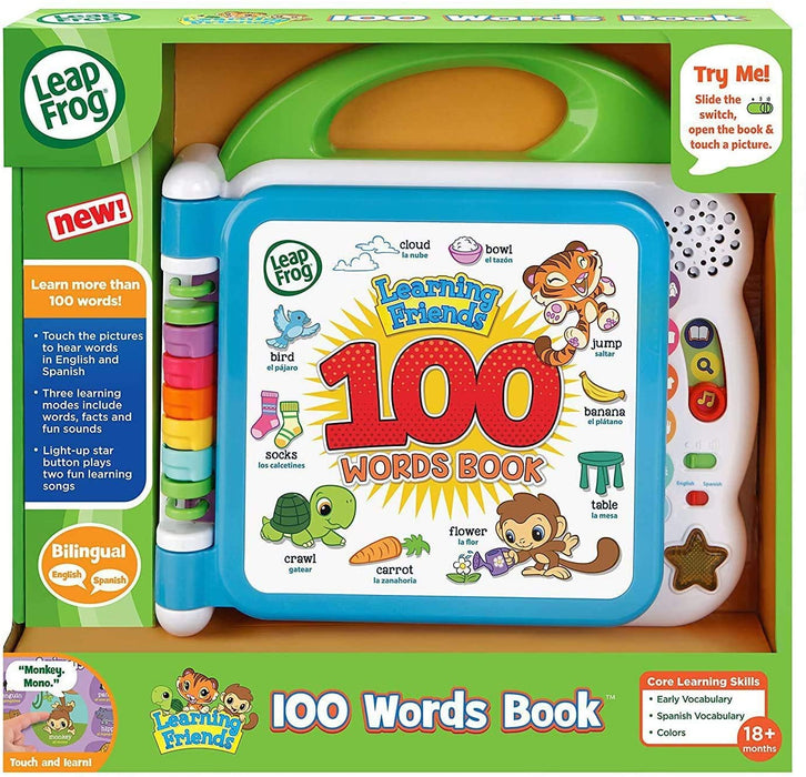 LeapFrog Learning Friends 100 Words Book, Green