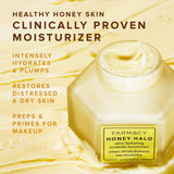 Farmacy Honey Halo Ceramide Face Moisturizer Cream - Hydrating Facial Lotion for Dry Skin (3.4 Ounce)