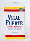 Vital Fuerte Vitamins and Minerals Dietary Supplement 100 Capsules Antioxidant