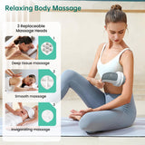 Snailax Cellulite Massager, Body Sculpting Machine with 3 massage heads & 6 Skin-Friendly Washable Pads, Electric Handheld Body Massager with Adjustable Speeds for Abdomen, Legs, arms, Gifts for women