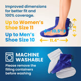 Microwaveable Booties and Feet Warmers - Deep-penetrating heat for relieving foot stiffness, sore muscles and joints, Achilles tendinitis, plantar fasciitis, stress fractures, and circulatory problems