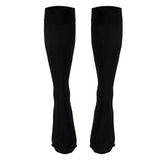 Truform 15-20 mmHg Compression Stockings for Men and Women, Knee High Length, Closed Toe, Black, Medium