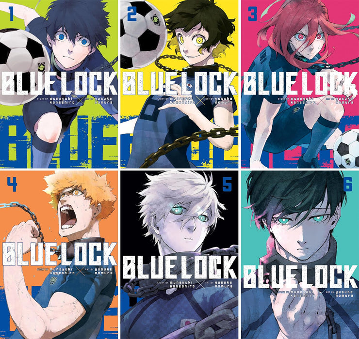 Blue Lock Manga Set Volumes 1-5