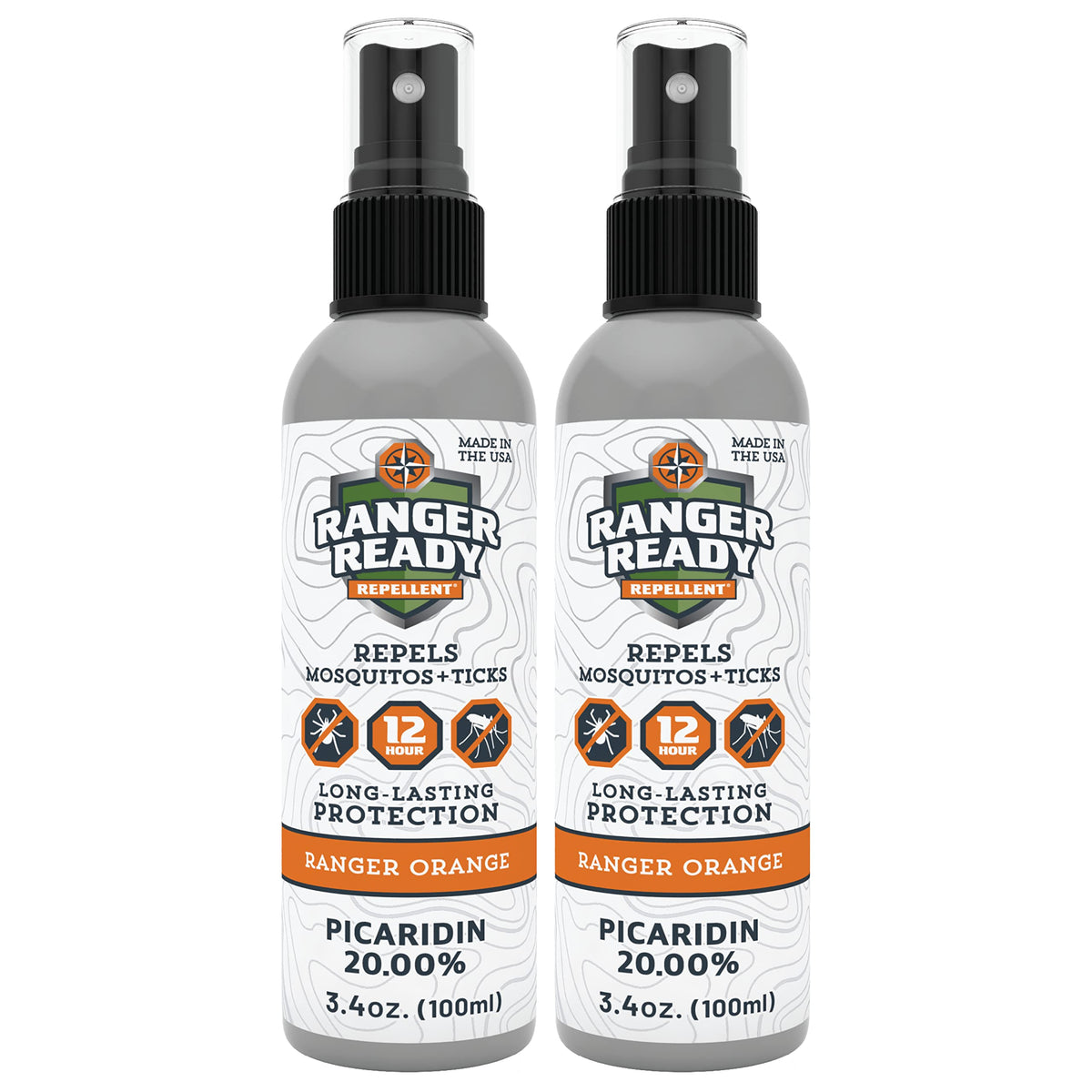 Ranger Ready Picaridin 20% Tick & Insect Repellent, Ranger Orange Scen