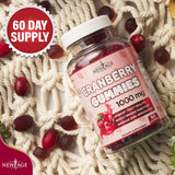 NEW AGE Cranberry Gummies Urinary Tract Health Gummies 1000mg - Supports Bladder, Kidney, UTI - Vegetarian (Cranberry 180 Gummies)