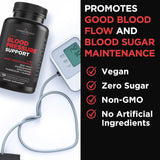 Livingood Daily Blood Pressure Support, 120 Vegetarian Capsules - Blood Pressure Supplements with Beet Root, Pomegranate, & Hawthorn Support High Blood Pressure & Heart Health - Vegan & Non-GMO