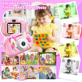 Kids Camera Toy, masterbee Children Camera Toys for Kids Age 3-12, Christmas/Birthday Gifts for Girls, 1080P HD Video Kids Digital Camera, Gift for 3 4 5 6 7 8 9 10 11 12 Year Old Girl