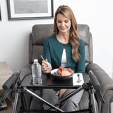 Stander Walker Tray Table, Mobility Walker Tray Accessory for Walkers and Rollators with Cup Holder, Tool-Free Assembly, Multipurpose Tray for Eating, Crafts, Laptop