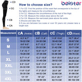 beister Medical Compression Pantyhose, 20-30mmHg Support Tights, Footless Waist High Compression Stockings & Leggings