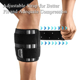 Sciatica Pain Relief Brace Devices, Sciatica Nerve Knee Brace with Wider Pressure Pads, Sciatic Ease Pain Relief Calf Brace With Dual Support Targeted Compression for Sciatic Pain, Hip Pain Relief