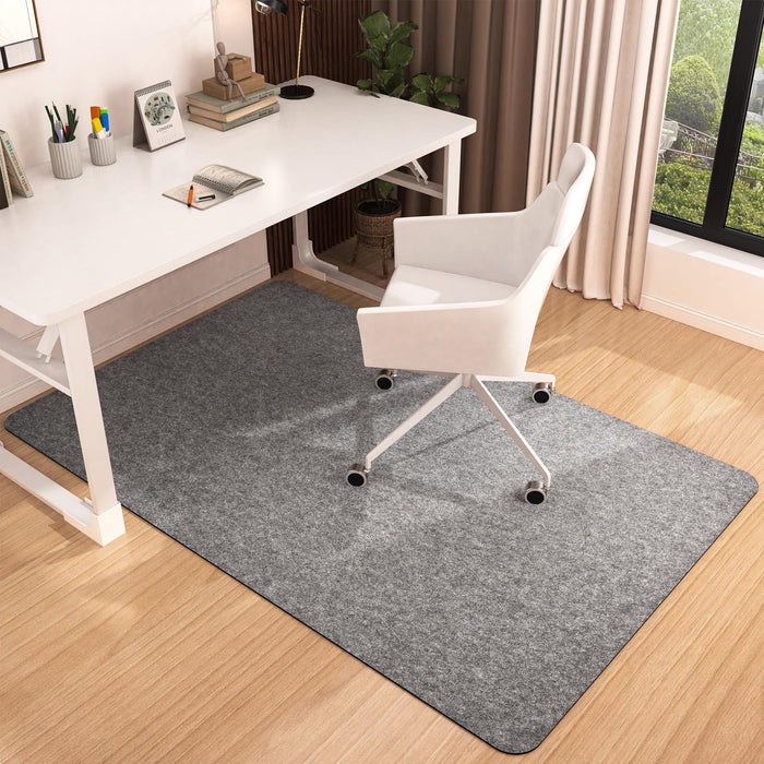 Placoot Office Chair Mat for Hardwood Floor, 55"x35" Computer Chair Mat, Desk Chair Mat, Large Anti-Slip Floor Mat Hard Floor Chair Mat