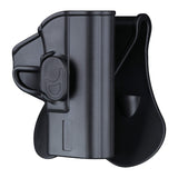 CYTAC M&P Shield Holsters, OWB Holster for S&W M&P Shield 9mm/.40 3.1" / MP Shield M2.0 / Shield Plus - Index Finger Released | Adjustable Cant | Autolock | Outside Waistband | Lightweight -Right Handed