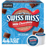 Swiss Miss Milk Chocolate Hot Cocoa, Single-Serve Keurig K-Cup Pods, Hot Chocolate, 44 Count