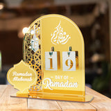 ANOTION Ramadan Advent Calendar - Ramadan Decorations for Home DIY Ramadan Countdown Calendar Ramadan Mubarak Decorations Ramadan Advent Calendar 2024 Eid Mubarak Decorations Ramadan Table Décor