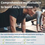 Methylated Men's Multivitamin, MTHFR Supplement with Active B-Vitamins, Clean Label & Vegan, High Strength Formula Without Iron, Daily Energy, Immunity & Heart Support, Plus Lycopene, by Igennus