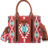 Wrangler Purse for Women Boho Aztec Tote Bag Hobo Shoulder Top Handle Handbags with Wide Guitar Strap christmas gift fall collection XY7 WG2203-8120SBDY