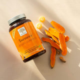 NEW NORDIC Turmeric Curcumin Gummies | Sugar Free | 300 mg Turmeric Supplement for Men and Women | Supports Normally Functioning Joints, Knees, Shoulders | Mango Orange | 60 Count