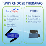 TheraPAQ Reusable Ice Pack - 14x6 Hot/Cold Gel for Shoulder, Knee, Back, Ankle Relief