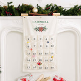 Weddingstar Customizable Reusable Fabric Christmas Advent Calendar - Poinsettia