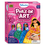 Skillmatics Art & Craft Activity - Poke-in Art Magical Princesses, Mess-Free Sewing Art for Kids, Craft Kits, DIY Activity, Christmas Gifts for Girls & Boys Ages 4, 5, 6, 7, 8, 9