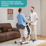 ELENKER Stand Assist Lift - Sit to Stand Lift Patient Transport Unit for Elderly - Patient Lift for Home Care Use- 400 Pound Weight Capacity