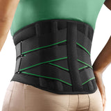 FREETOO Back Brace for Men Lower Back Pain with 7 Metal Stays, for Sciatica, Herniated Disc, Scoliosis and More Pain Relief! Breathable Back Support Belt for Women Work with Soft Pad, Lightweight