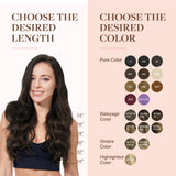 GOO GOO Clip in Hair Extensions Real Human Hair, 20inch 120g 7Pcs, 4A Chocolate Brown, Remy Human Hair Extensions Clip ins for Women, Natural Human Hair