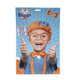 Blippi Dress Up Roleplay Set with Bow Tie, Suspenders, Hats, Glasses - For Toddlers