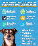 Well Loved Probiotics for Dogs, Dog Probiotics and Digestive Enzymes, Made in USA, Vet Developed, Dog Probiotic Chews with Prebiotics, Diarrhea Treatment, for Itchy Skin, Gut Health & Gas Relief