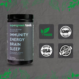 SUPERGREEN TONIK 100% Natural Greens Superfood Powder – Daily Supplement with 38 Superfoods, Vitamins and Minerals – Supports Energy, Stress and Immunity – 30 Day Supply – 360 Grams (3 Tubs)