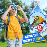 Let's GO! Binoculars for Kids Boys, DIMY Outdoor Toys for 3-9 Year Old Boys New Best Gifts for 3-9 Year Old Boys Christmas Xmas Stocking Stuffers Fillers for Boys Blue