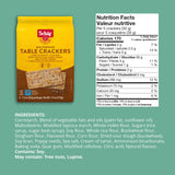 SCHAR Gluten-Free Multigrain Crackers - Non GMO, Lactose Free, Gluten-Free Saltine Crackers, 6 Individually Wrapped Packs, 210g