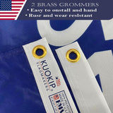 Double Sided Blue Trump Vance 2024 Flag 3x5 Made in USA Outdoor Heavy Duty 3 Ply Polyester Trump Take America Back Flag with White Starting Tape and 2 Brass Grommets