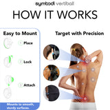 Vertiball Symbodi Recovery Bundle: The Solution for Muscle Relief - Muscle Recovery Massage Ball & Roller Kit, Wall Mountable Suction Cup, and Trigger Point Massager for Pain Relief (White)