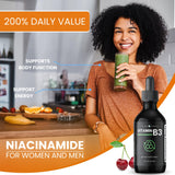 Think Above Vitamin B3 Niacinamide Liquid - Non Flush Form of B3 Niacin - Convenient Vitamin B3 Niacinamide Drops for Women and Men - Easy to Swallow 2oz (60ml)