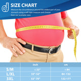 ORTONYX 10.25" Abdominal Binder for Men and Women/Postpartum Post-operative Post-surgery Wrap/Abdomen Navel Umbilical Hernia Support Belt / 524010 Beige L/XXL