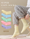 TEHOOK Fuzzy Socks for Women, Warm Soft Fluffy Socks Thick Cozy Plush Sock Winter Christmas Socks for Women Christmas Stocking Stuffers Gifts