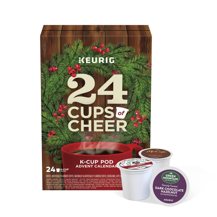 Keurig Advent Calendar Variety Pack, Single Serve K-Cup Pods, 24 Count