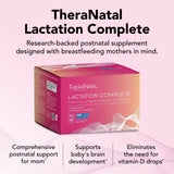 Theralogix TheraNatal Lactation Complete Postnatal Vitamin Supplement - 13-Week Supply - Breastfeeding Supplement for Women - NSF Certified - 182 Tablets & 91 Softgels