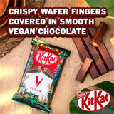 KITKAT Vegan 4 Finger Organic Plant Based Chocolate Bar 12 Pack 41.5g, Dairy Free Bars, Healthy Chocolate 1.46 Ounce