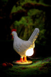 Lifelike Resin Chicken Egg Night Light with Color Box - Easter Egg Lamp for Birthdays and Christmas