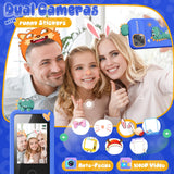 Kids Smart Phone Toys for Boys,Dinosaurs Gift Toys for Boys Ages 3-9 Christmas Birthday Gifts Mini Smart Phone Toys with 2.8" Touchscreen 16 Learning Games Dual Camera Music Player, 8G SD Card