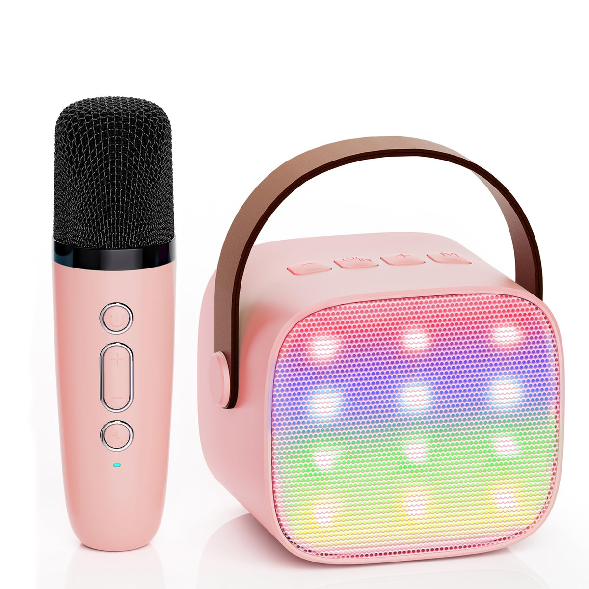 YLL Mini Kids Karaoke Machine Portable Bluetooth Speaker With Wireles