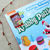 Frankford 2023 SpongeBob SquarePants Advent Calendar - 24 Days of Krabby Patty Treats, Countdown to Christmas, 7.62 Ounces