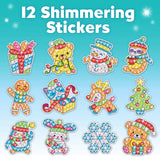 Creativity for Kids Big Gem Diamond Painting Kit: Holiday Stickers and Suncatchers, DIY Christmas Crafts for Kids