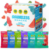 Shameless Snacks - Healthy Low Calorie Snacks, Low Carb Keto Gummies (Gluten Free Candy) - 6 Pack Super Variety Pack