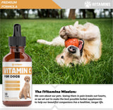 Vitamin C for Dogs | Helps with Improving Immune Health | Vitamin C for Dogs Liquid | Dog Immune Support | Dog Immune and Allergy Supplement | Dog Immune Booster | 1 oz Bacon Flavor